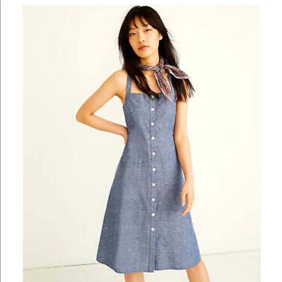 Madewell Dresses & Skirts - MADEWELL Chambray Button-Front Midi Dress (4)